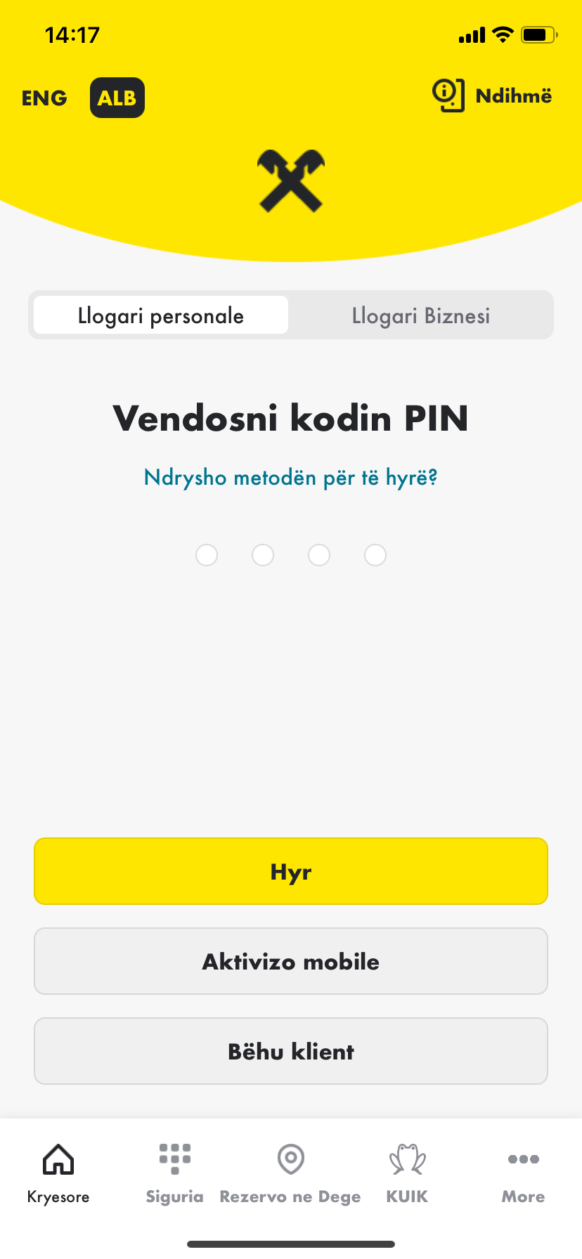 Si te aksesojme raiffeisen on