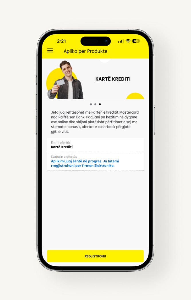 Si te aplikosh per karte krediti nga Raiffeisen ON